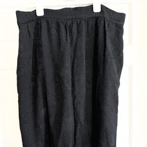 VINTAGE ALFRED SUNG SPORT SKIRT Black 14/16